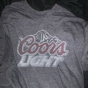 coors light tee shirt